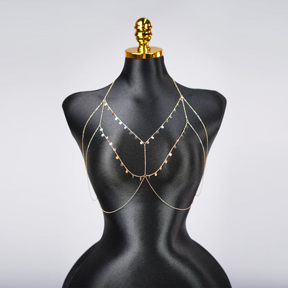 Shimmering Seductive Body Chain