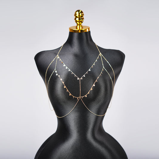 Shimmering Seductive Body Chain