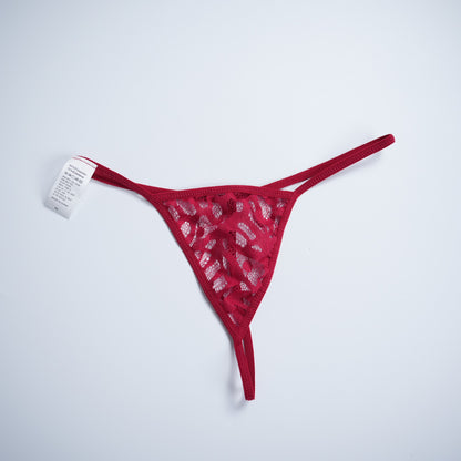 Crimson Enchantment Red Lace Nightdress