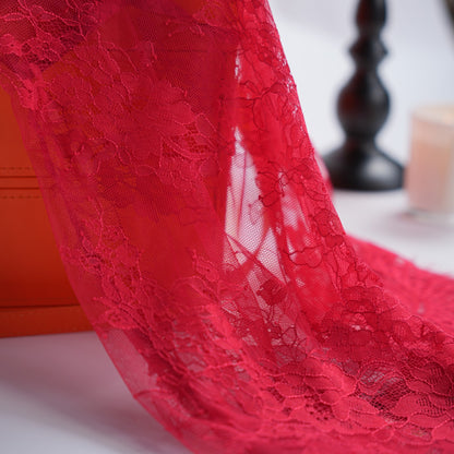 Red Lace See-through Lingerie Dress