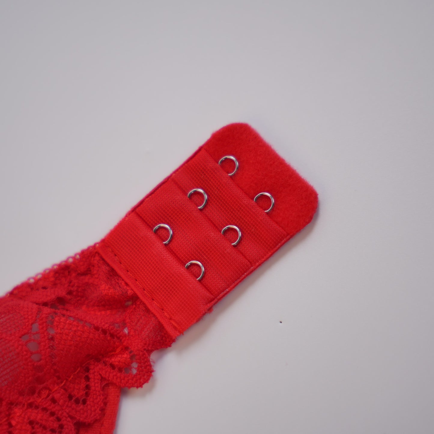 Red Full-body Lace Top Panty Set