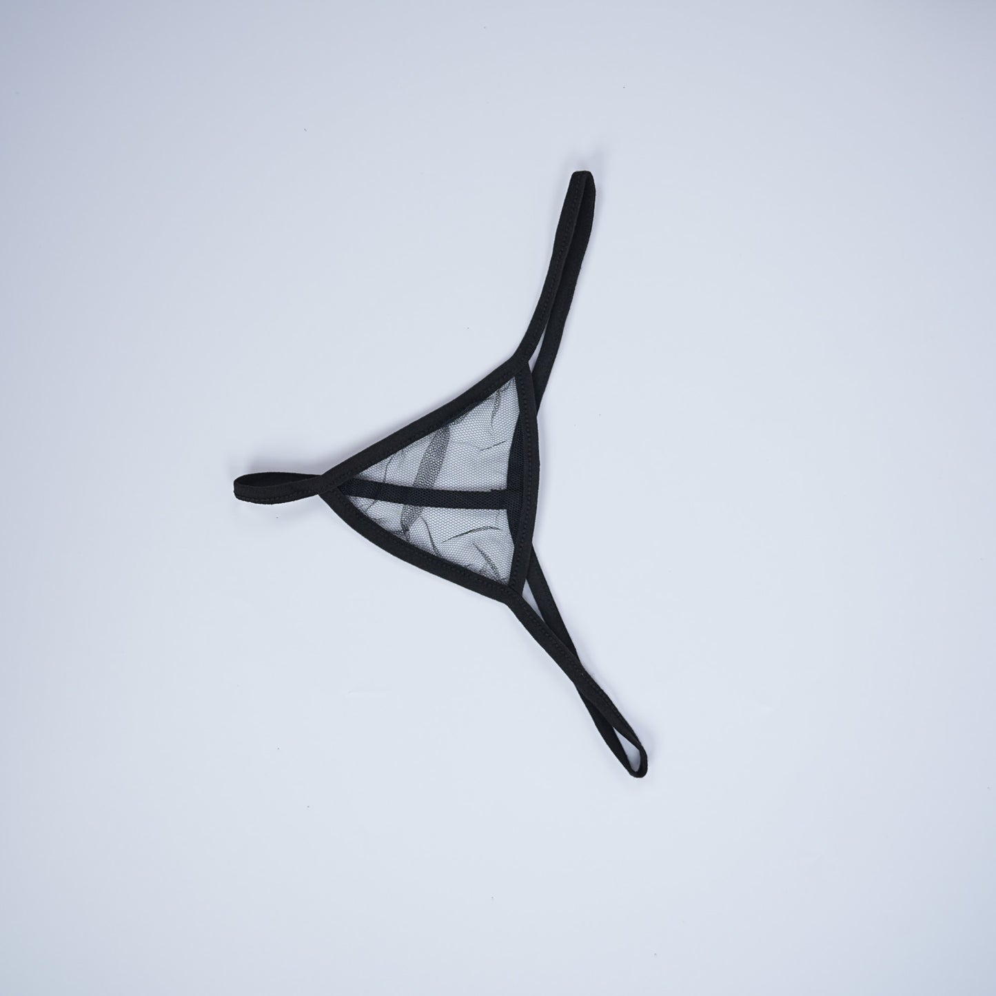 Full-body Lace See-through Top Thong Set