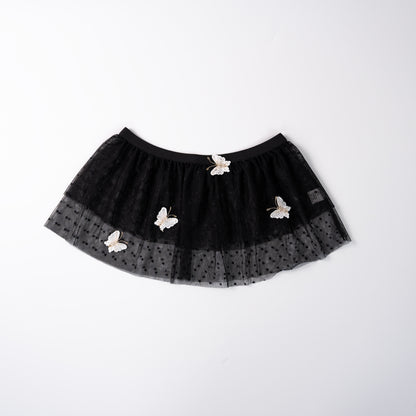 Black Lace Butterfly Embroidery Bra & Panty Set