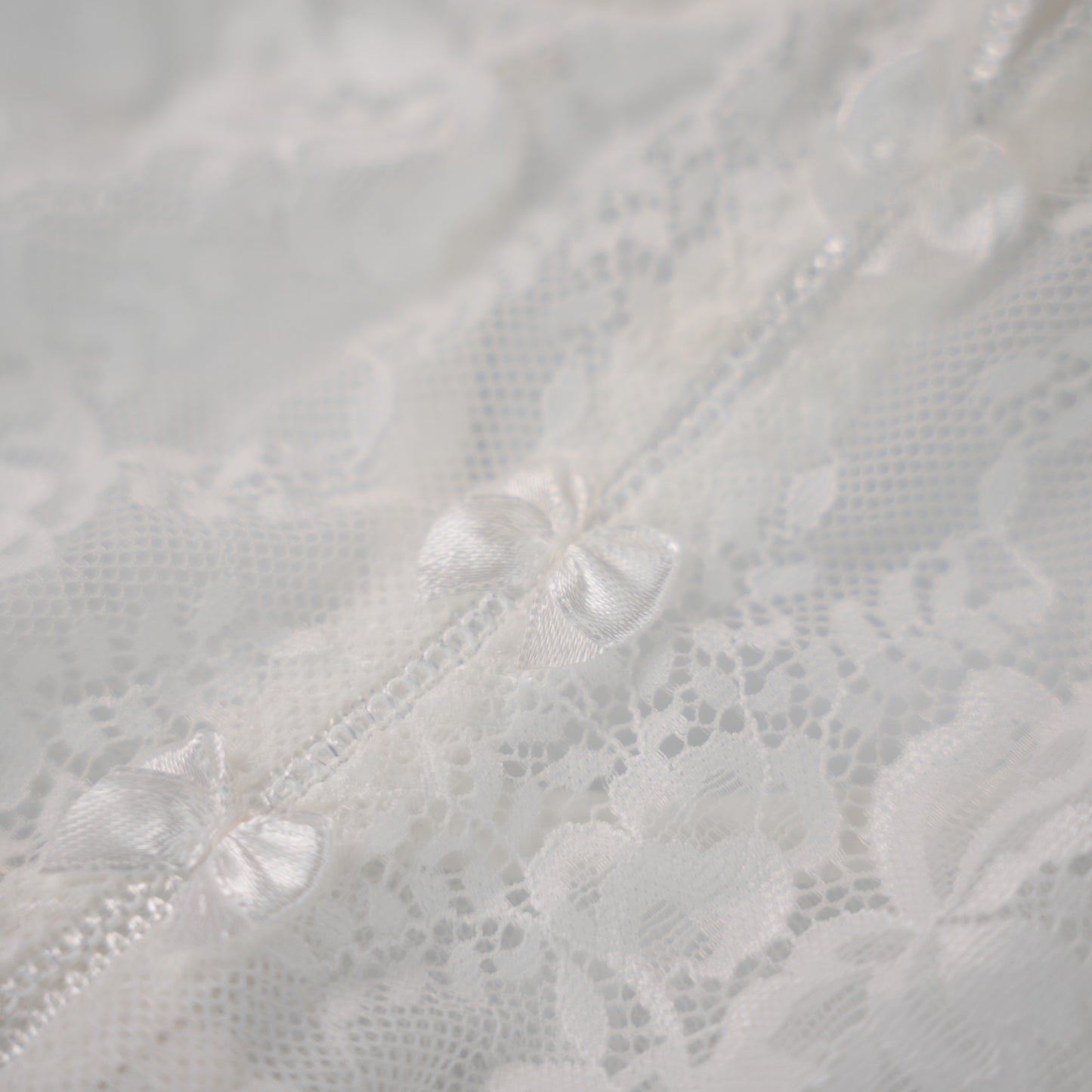 White Floral Lace Teddy Bodysuit