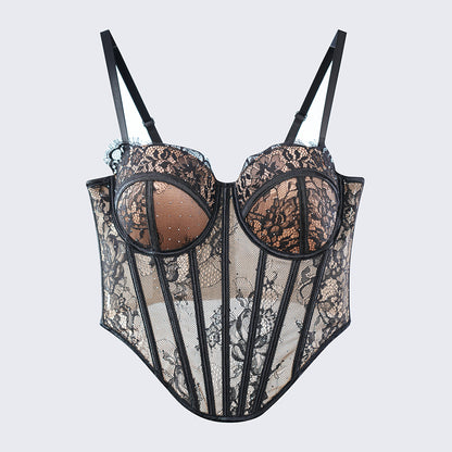 Python Floral Pattern Sculpting Corset