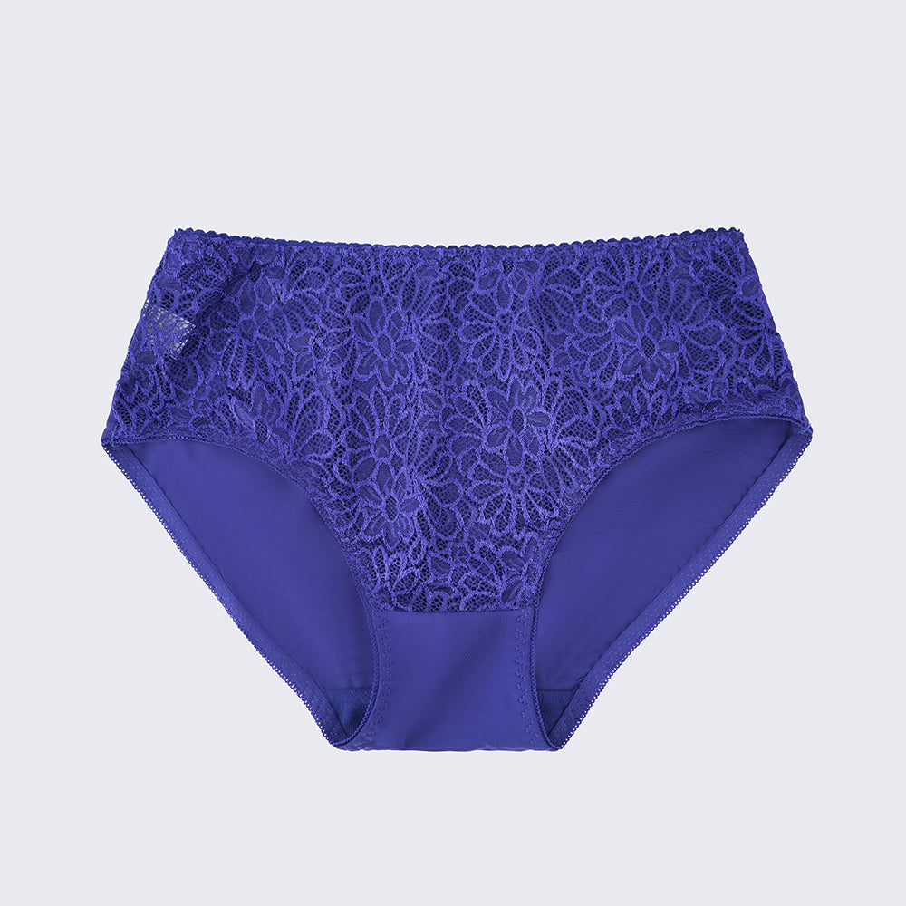 Plus Size Full Bust Lace Push Up Bra Panty Set