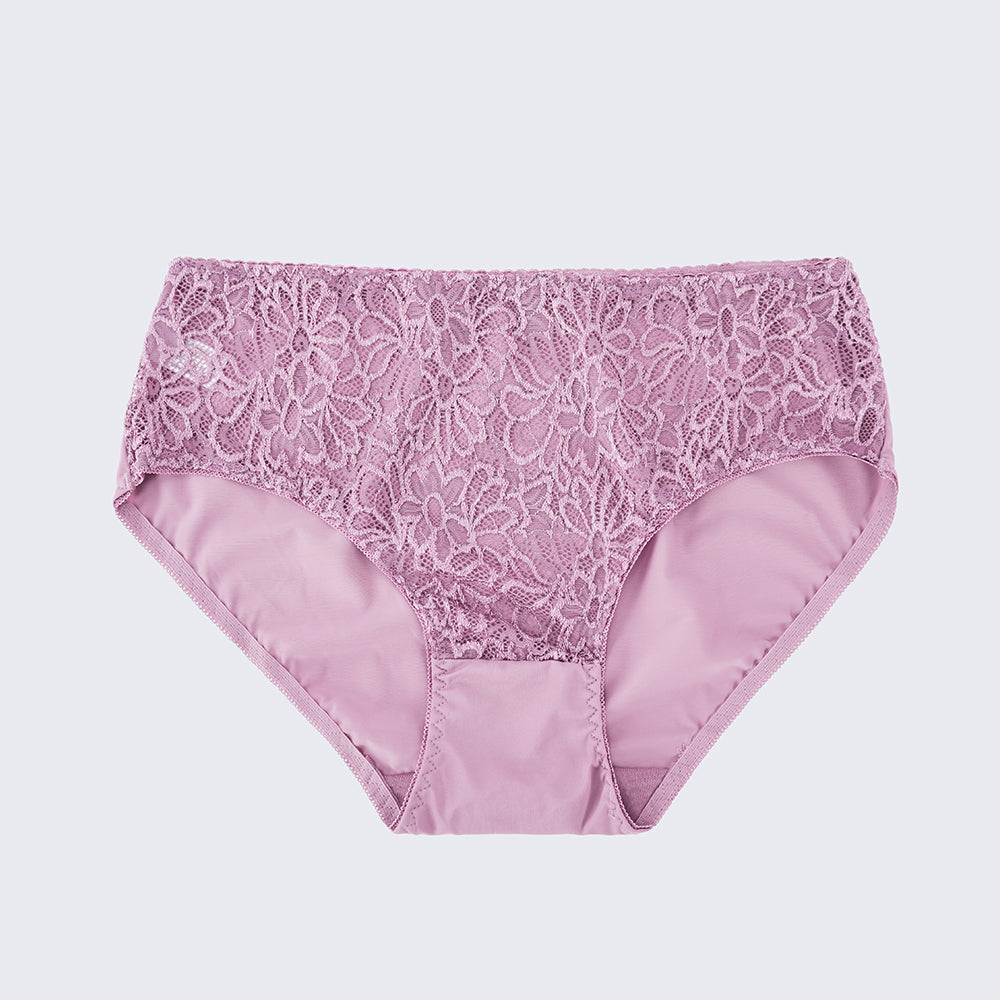 Plus Size Full Bust Lace Push Up Bra Panty Set