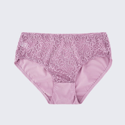 Plus Size Full Bust Lace Push Up Bra Panty Set