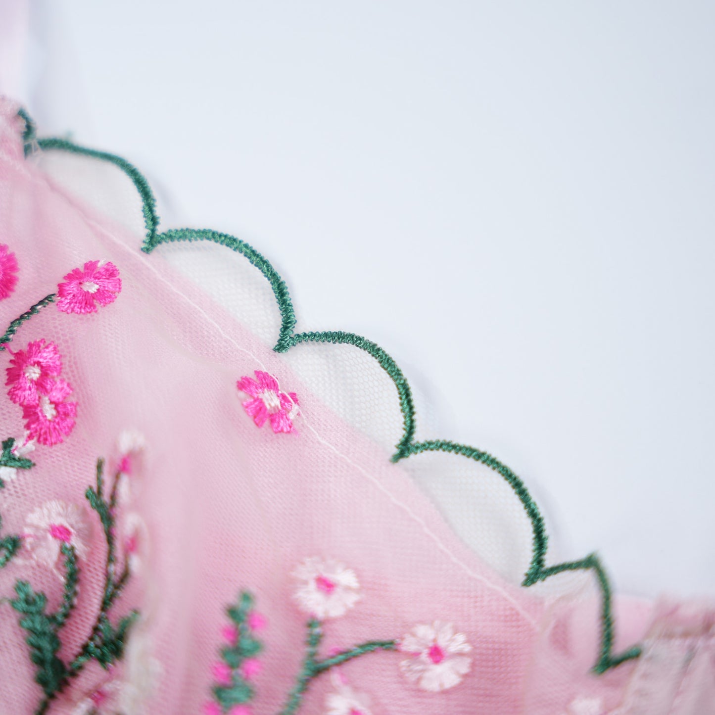 Lace Floral Embroidery Bodysuit