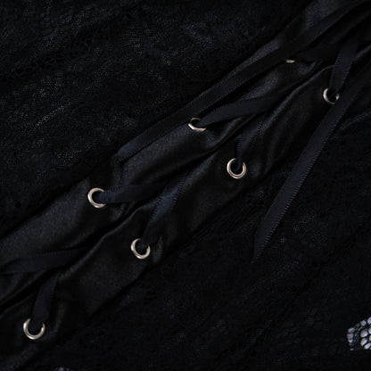 Lace Wild Charm Bodysuit with Stockings