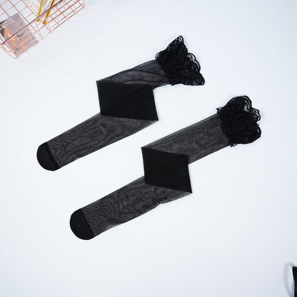 Lace Wild Charm Bodysuit with Stockings