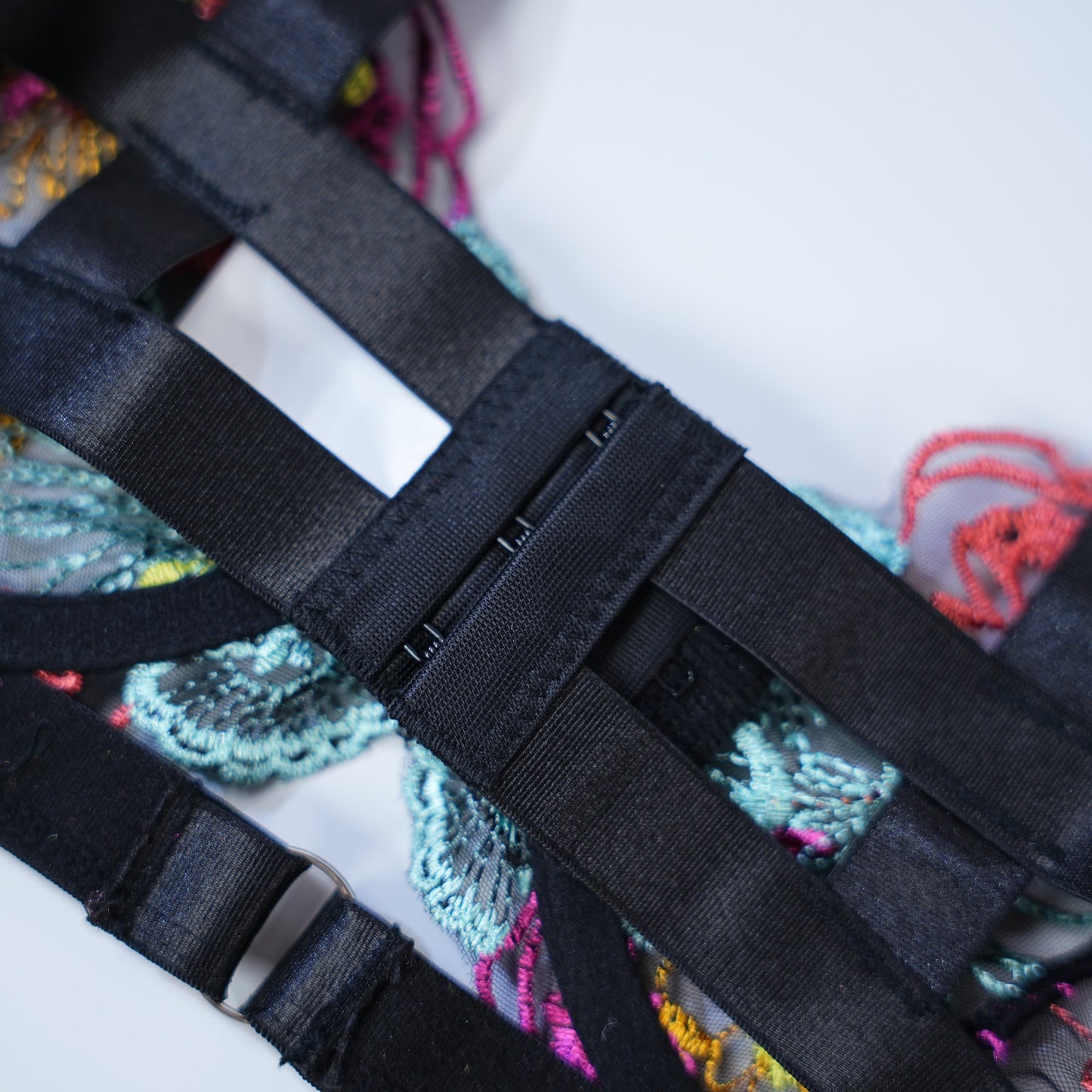 Floral Embroidery Lace Bodysuit