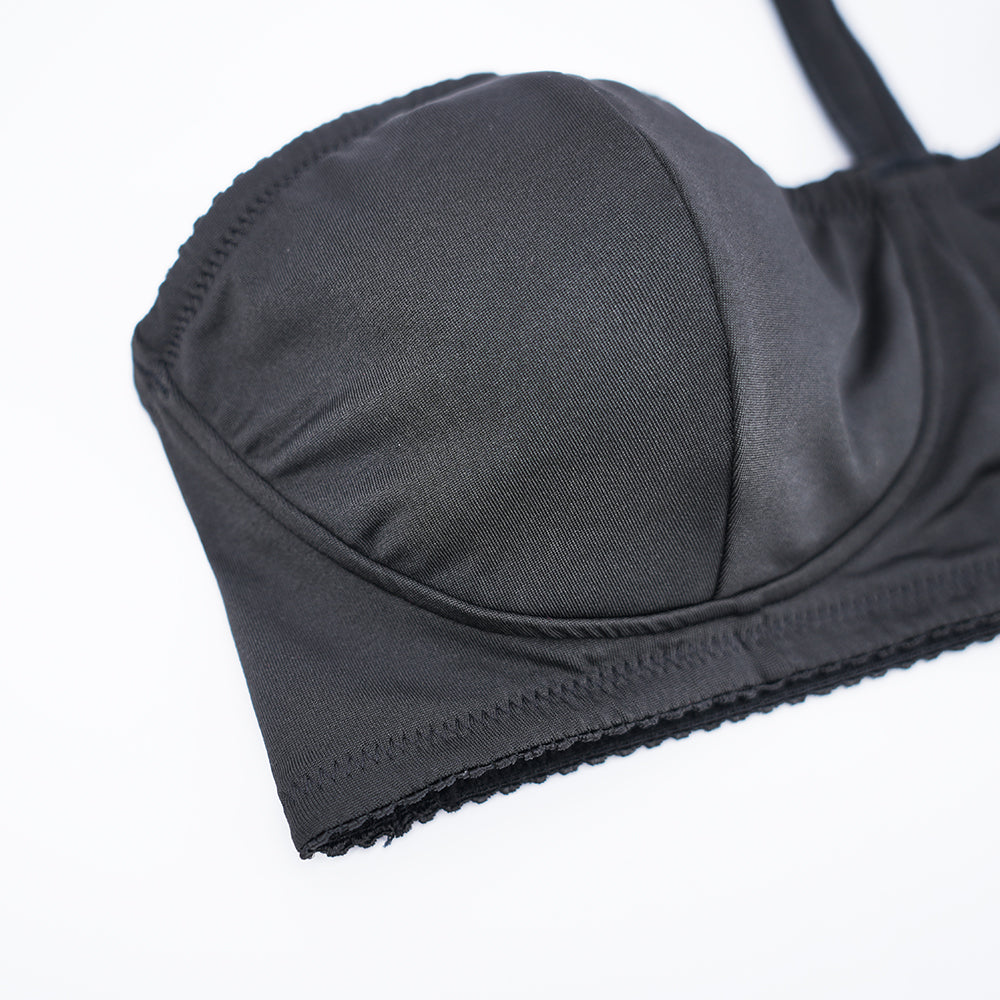 Plus Size Backless Halter Shapewear Daily Bra