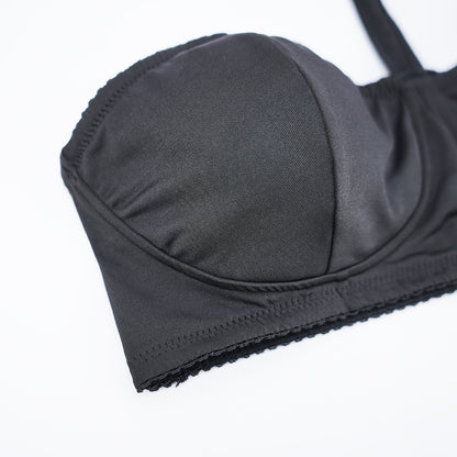 Plus Size Backless Halter Shapewear Daily Bra