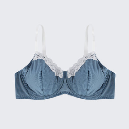 Plus Size Navy Blue Sexy Lace Lingerie Set