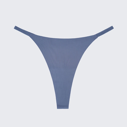 Ice Silk Seamless Low Rise Breathable Minimalist Panty