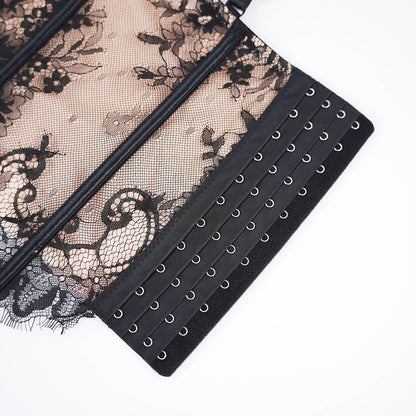 Women's Outerwear Lace Hollow Out Padded Corset Top