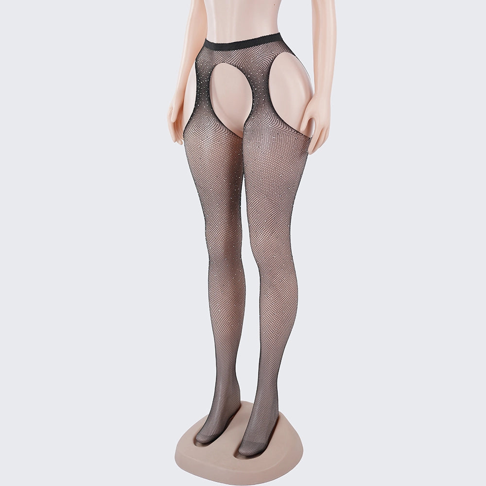 [2+ Items, 300 EGP Each] Open Crotch Fishnet Sexy Pantyhose