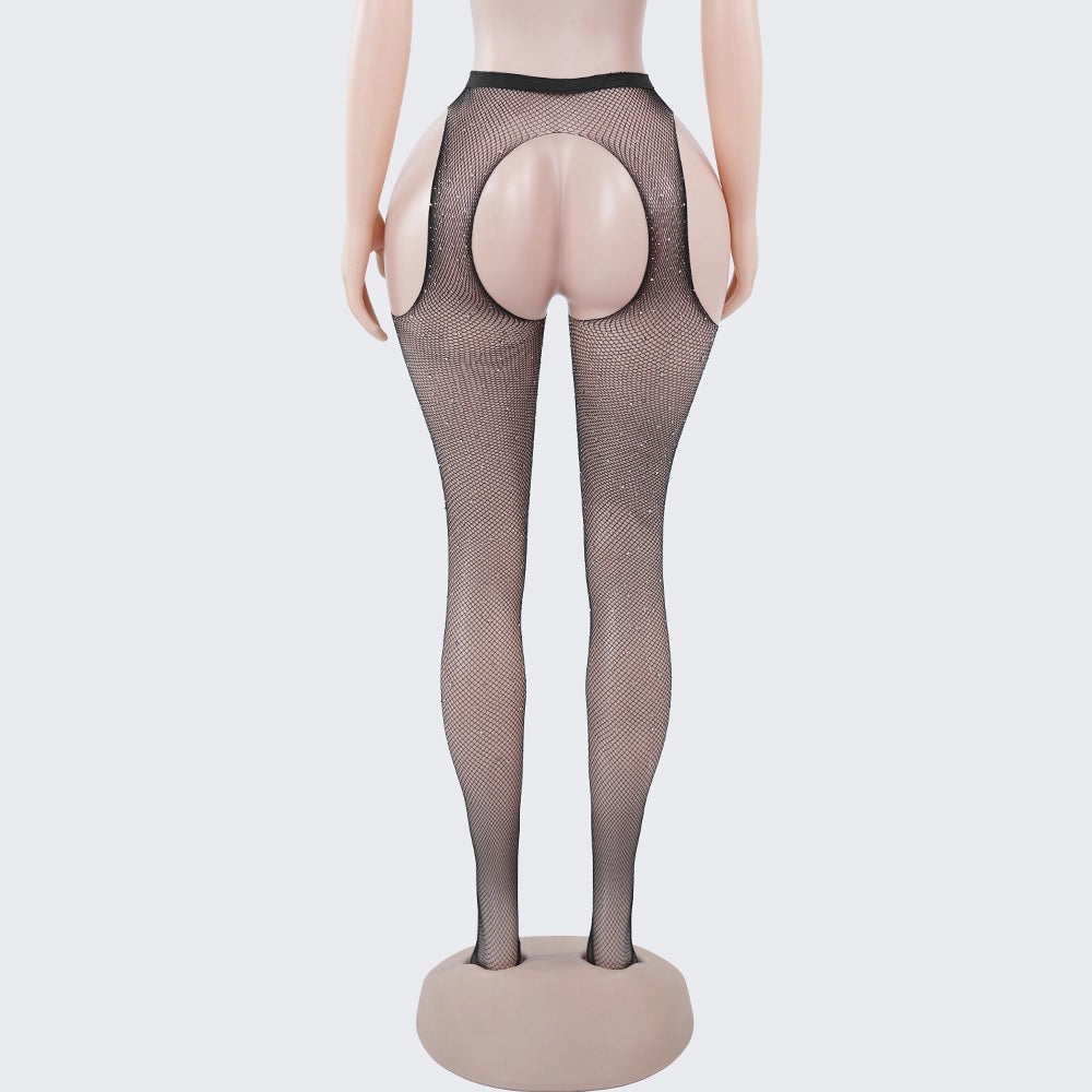 [2+ Items, 300 EGP Each] Open Crotch Fishnet Sexy Pantyhose