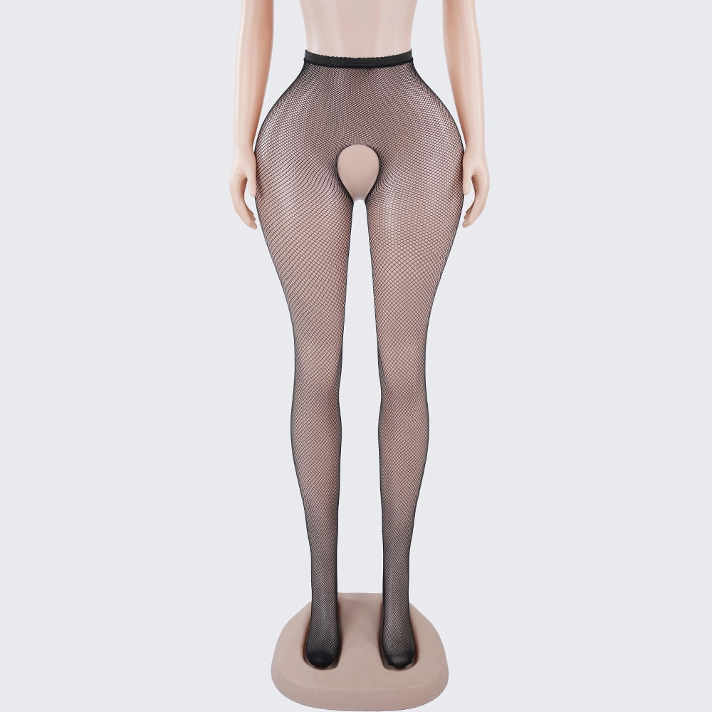 [2+ Items, 300 EGP Each] Sexy Fishnet Medium Mesh Crotchless Lingerie Pantyhose