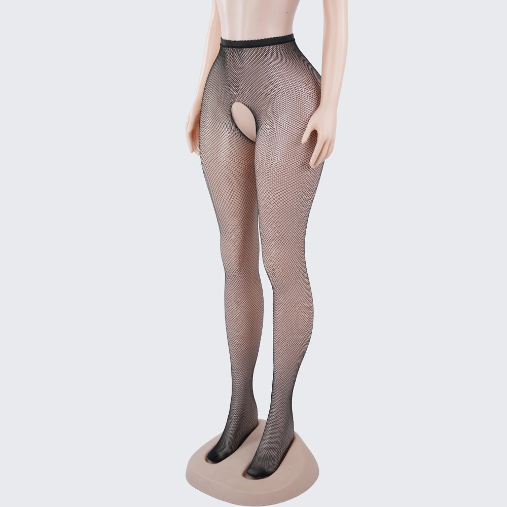 [2+ Items, 300 EGP Each] Sexy Fishnet Medium Mesh Crotchless Lingerie Pantyhose