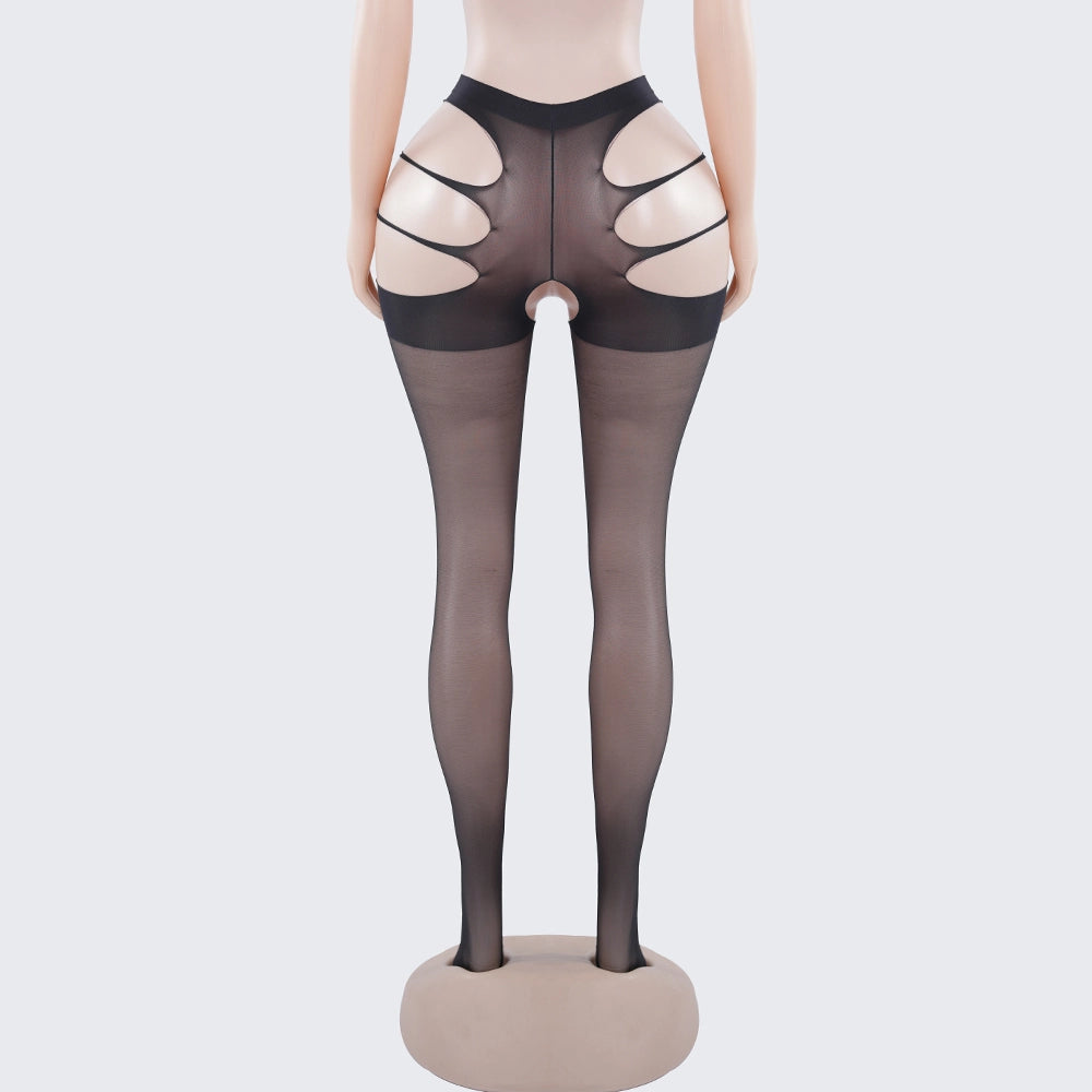 [2+ Items, 300 EGP Each] Sheer Cross Over Pantyhose Hold Up Pantyhose