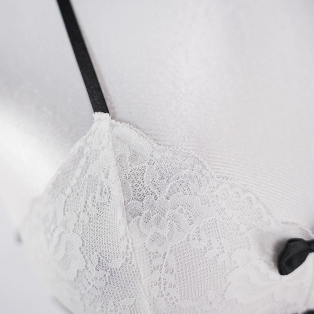 Sheer Mesh Lace Patchwork Sexy Spaghetti Strap Slip Dress