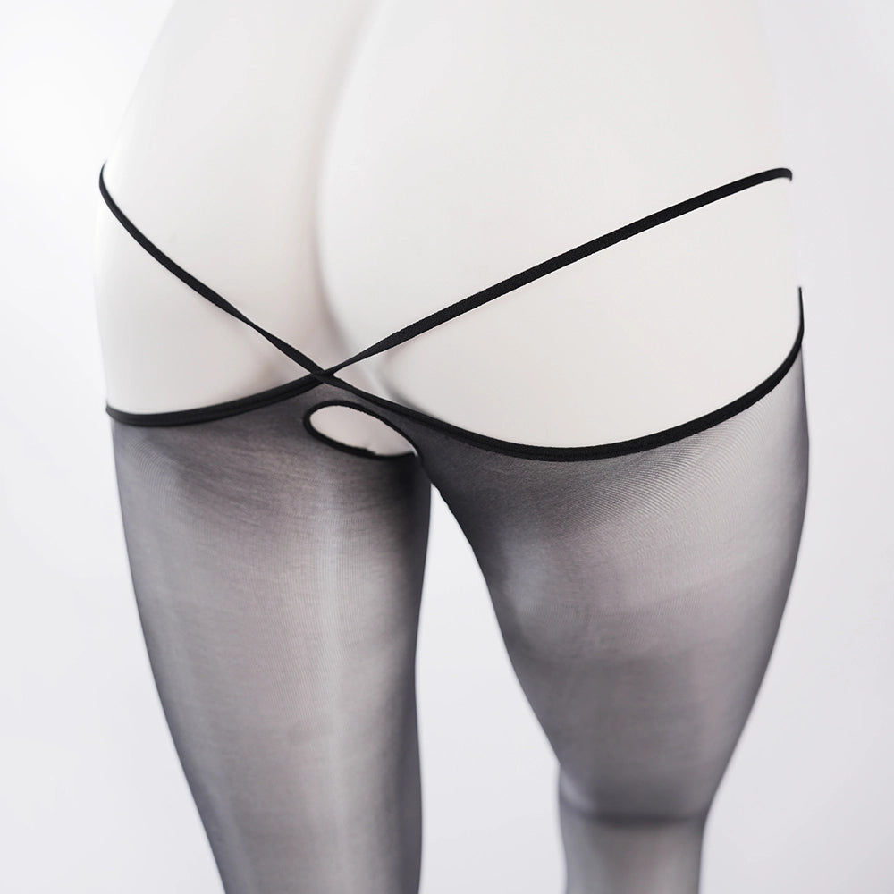 Embroidered Pantyhose Bell Pendant Ultra-Thin Stockings