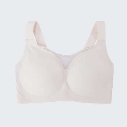 Seamless Wirefree Minimizer Bra Plus Size Side Smoothing Support Bralette