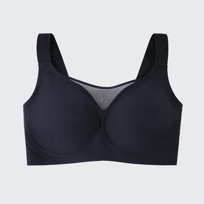 Seamless Wirefree Minimizer Bra Plus Size Side Smoothing Support Bralette
