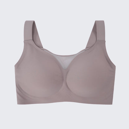 Seamless Wirefree Minimizer Bra Plus Size Side Smoothing Support Bralette