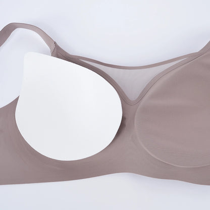 Seamless Wirefree Minimizer Bra Plus Size Side Smoothing Support Bralette