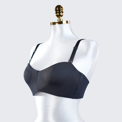 Strapless Underwire Bra Plus Size Bandeau with Removable Straps