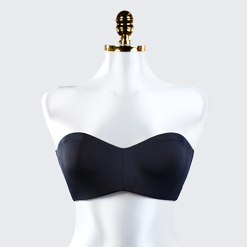 Strapless Underwire Bra Plus Size Bandeau with Removable Straps