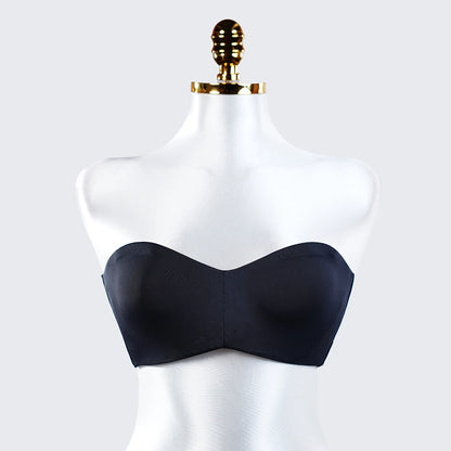 Strapless Underwire Bra Plus Size Bandeau with Removable Straps