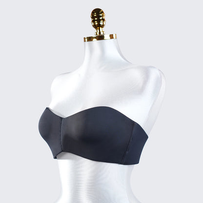 Strapless Underwire Bra Plus Size Bandeau with Removable Straps