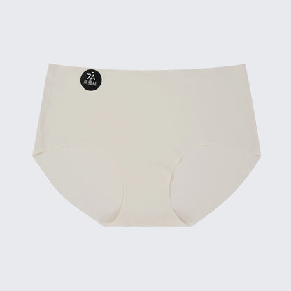 Seamless Panties Women Mulberry Silk Crotch Breathable Lightweight Briefs