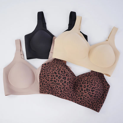 Women's Plus Size Seamless Bra Wirefree Thin Light