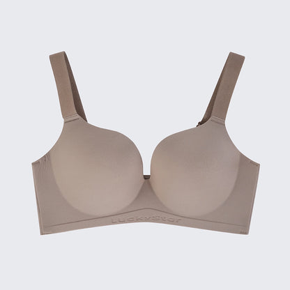 Plus Size One Piece Molded Wireless Bra -- Seamless Push Up, Nude Shades & COD Fast Delivery | Orline Egypt