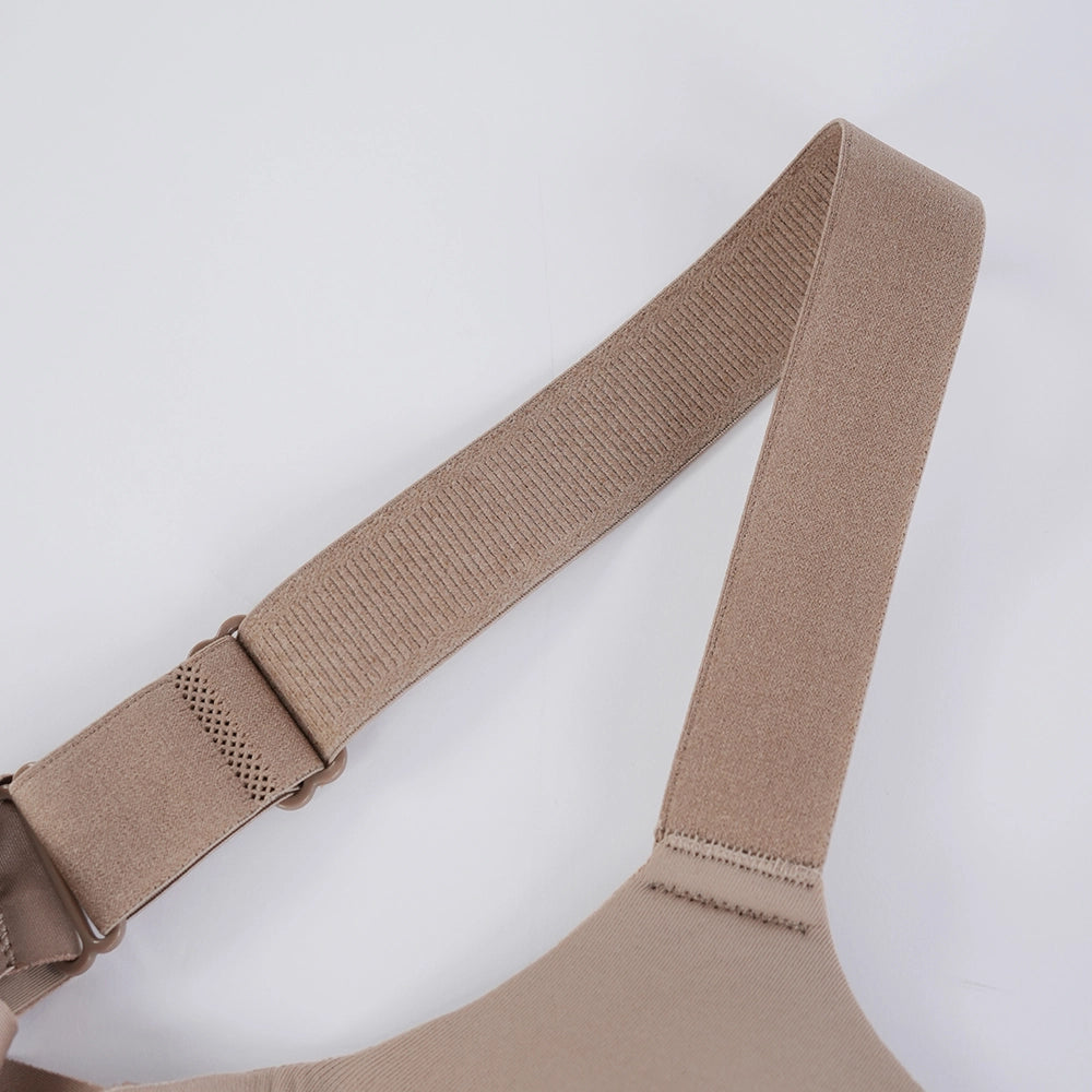 Plus Size One Piece Molded Wireless Bra -- Seamless Push Up, Nude Shades & COD Fast Delivery | Orline Egypt