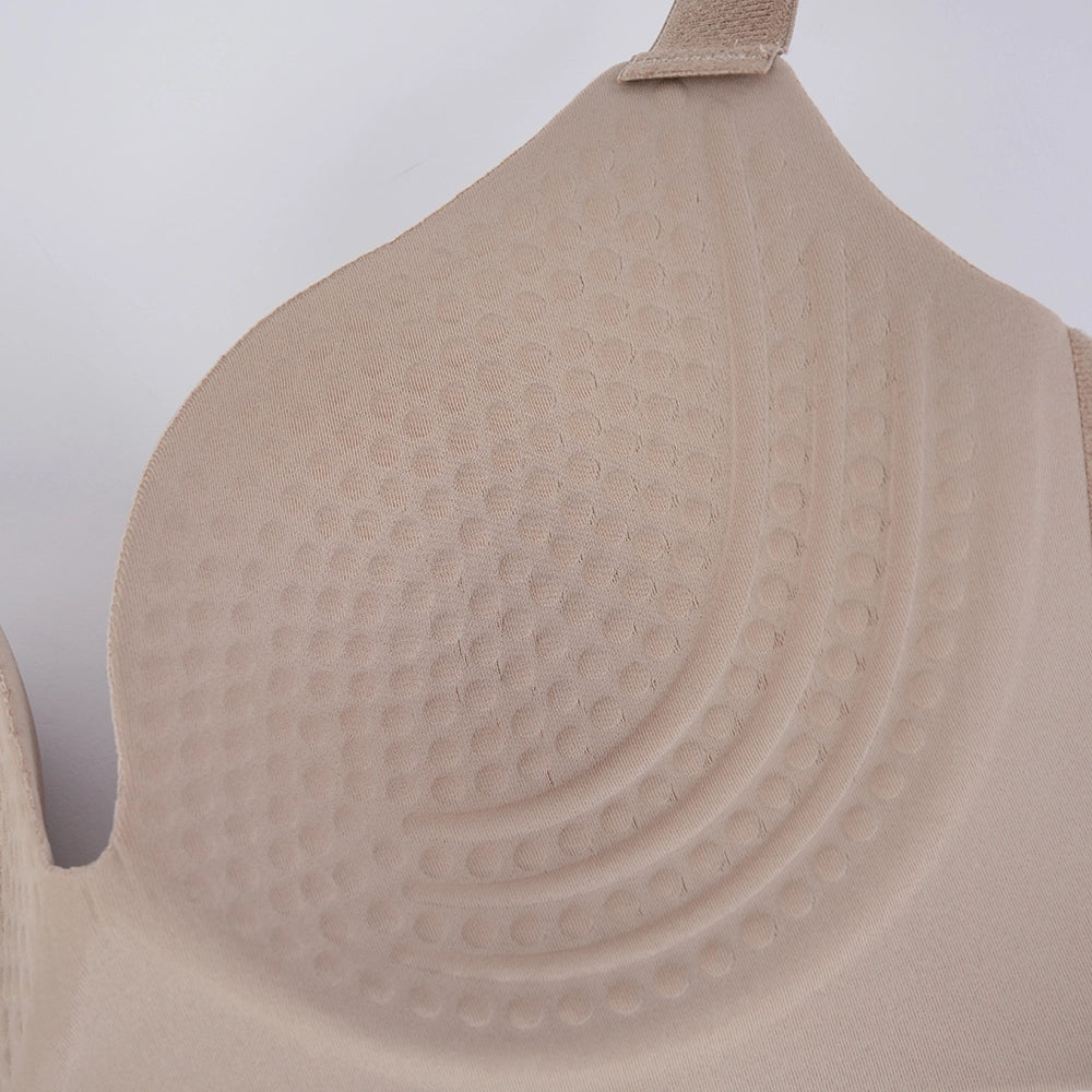 Plus Size One Piece Molded Wireless Bra -- Seamless Push Up, Nude Shades & COD Fast Delivery | Orline Egypt