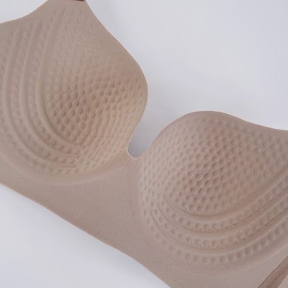 Plus Size One Piece Molded Wireless Bra -- Seamless Push Up, Nude Shades & COD Fast Delivery | Orline Egypt