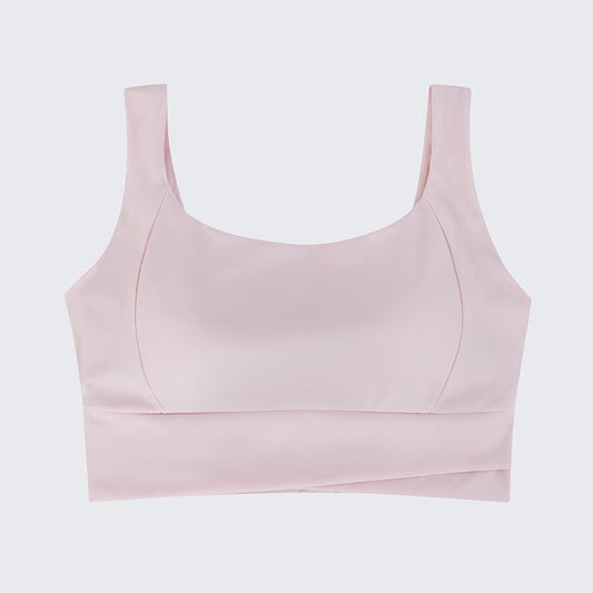 Shockproof Yoga Sports Bra – Wireless Support & Open-Back Design | Orline Egypt