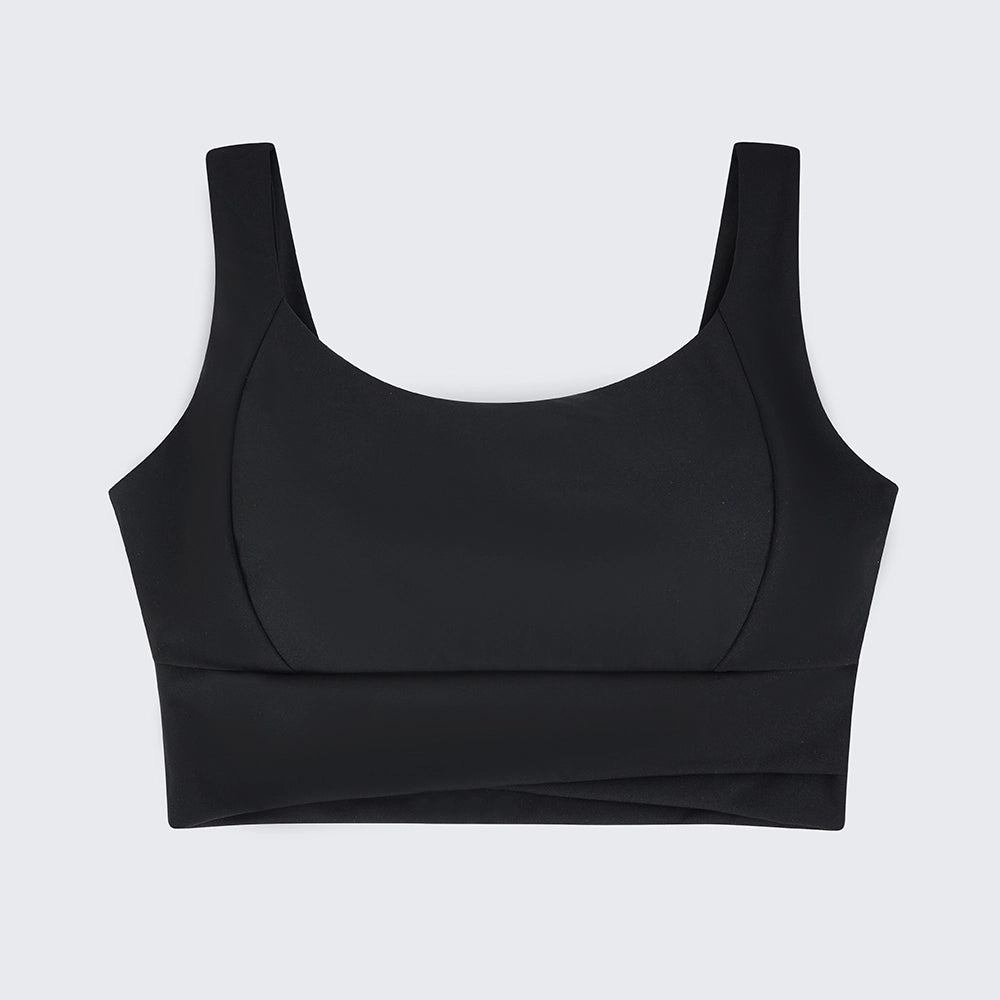 Shockproof Yoga Sports Bra – Wireless Support & Open-Back Design | Orline Egypt