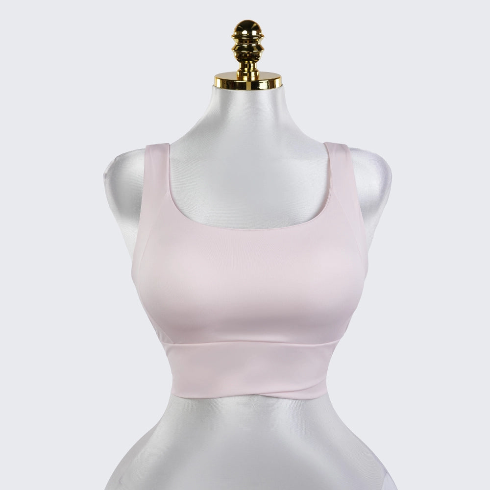 Shockproof Yoga Sports Bra – Wireless Support & Open-Back Design | Orline Egypt