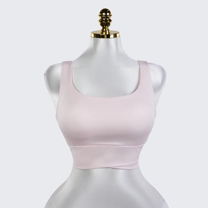 Shockproof Yoga Sports Bra – Wireless Support & Open-Back Design | Orline Egypt