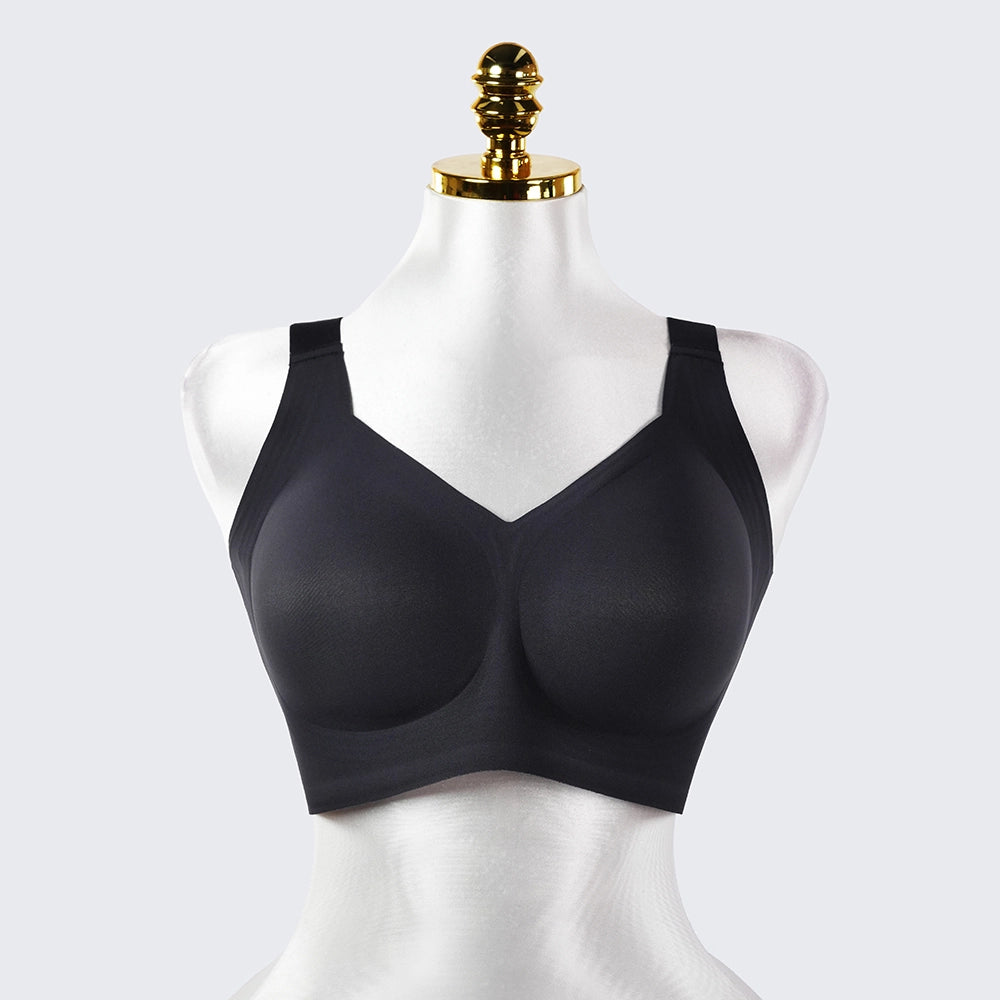 Women's Plus Size Seamless Bra Wirefree Thin Light