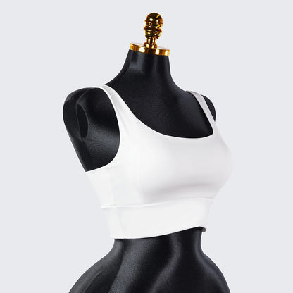 Shockproof Yoga Sports Bra – Wireless Support & Open-Back Design | Orline Egypt