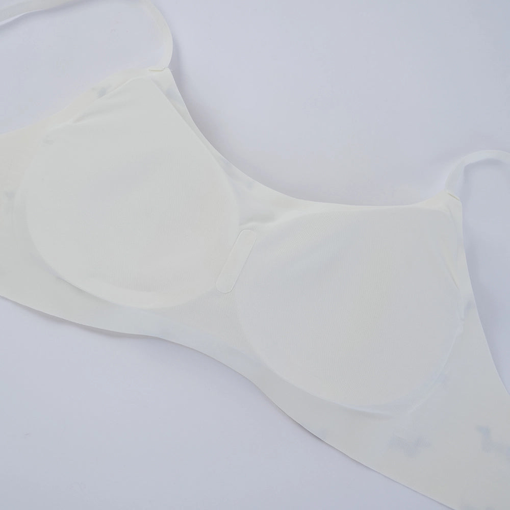 Printed Bra and Panty Set – Wireless Bralette & Matching Briefs