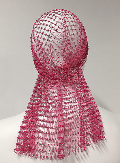 Entwine â€?Beaded Mesh Headscarf